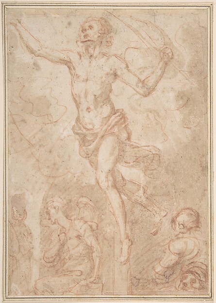 The Resurrection of Christ by Anonymous, Italian, Roman-Bolognese, 17th century