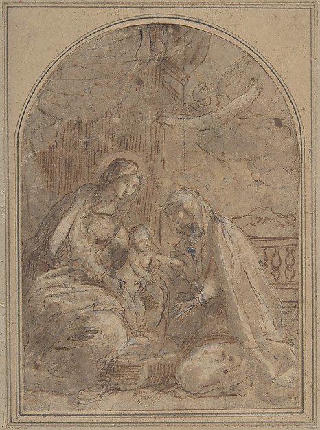Virgin and Child with Saint Anna by Anonymous, Italian, 16th century