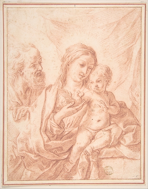 Holy Family by Anonymous, Italian, Roman-Bolognese, 17th century
