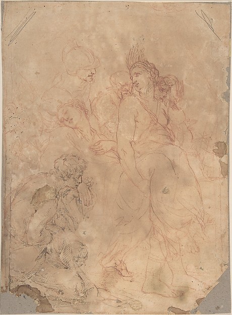 Figures Carrying a Fainting (or Dead) Woman