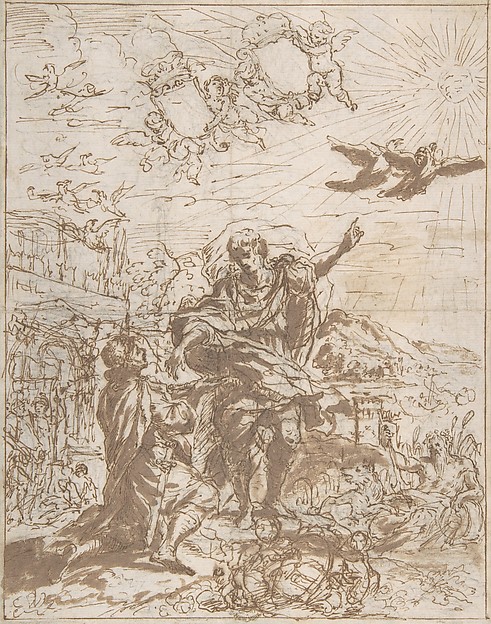 Romulus Receiving the Augury
