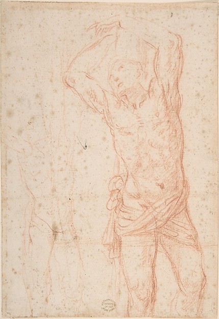 Saint Sebastian by Anonymous, Italian, Roman-Bolognese, 17th century