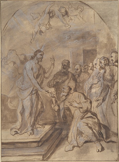 The Delivery of the Keys to Saint Peter by Jan Boeckhorst