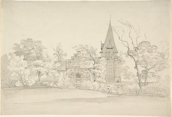 The Aller Church in Sønderjyllands Amt (Denmark), seen from the North