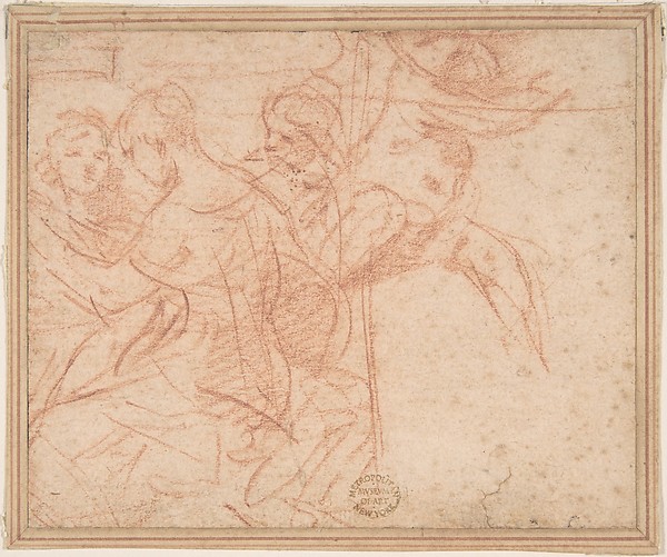 Three Female Figures and Seated Putto