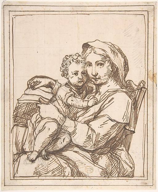 Madonna and Child by Anonymous, Italian, Roman-Bolognese, 17th century