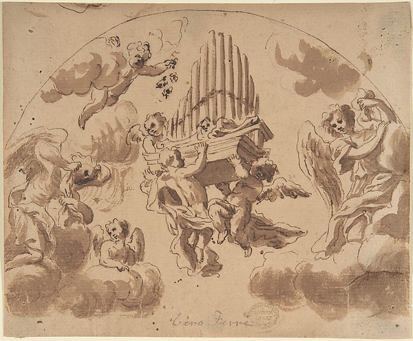 Putti Carrying Organ Pipes by Ercole Procaccini The Younger, The Metropolitan Museum of Art
