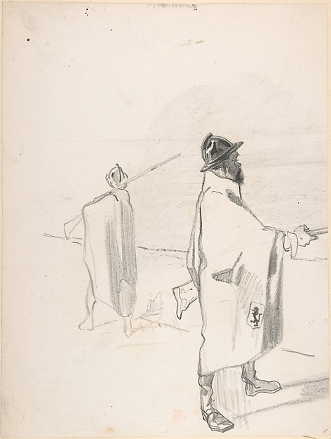 Two Belgian soldiers