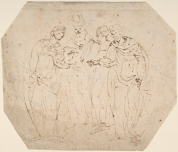 Meeting of Four Figures