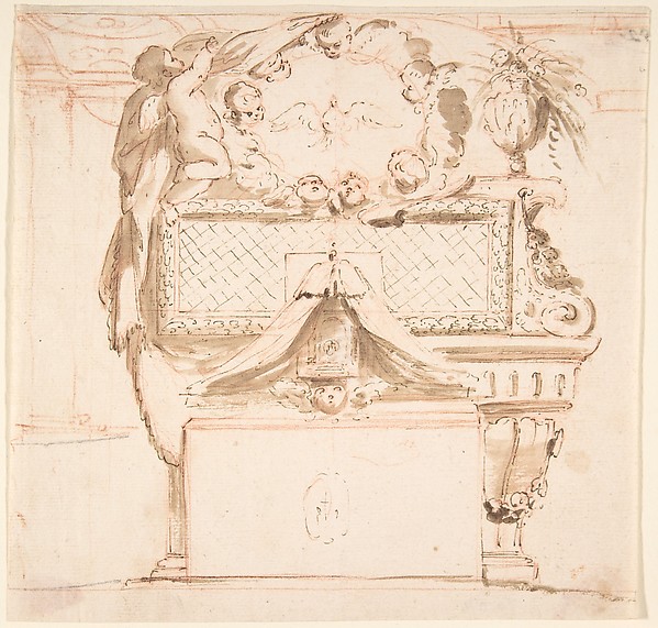 Wall Tomb with Putti