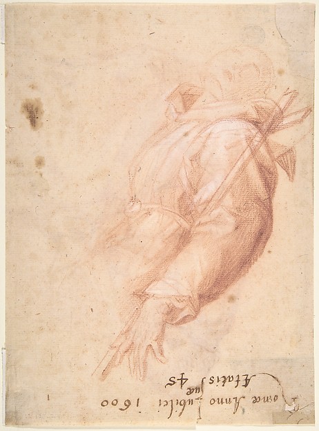 Monk with Crucifix (Recto); Monk with Book (Verso)