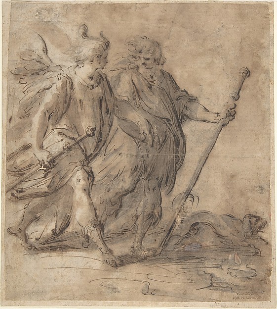 Tobias and the Angel by Hans von Aachen