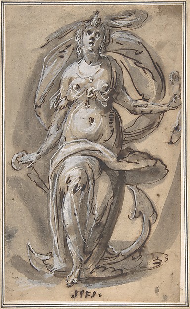 Standing Female Figure with an Anchor ("Spes")