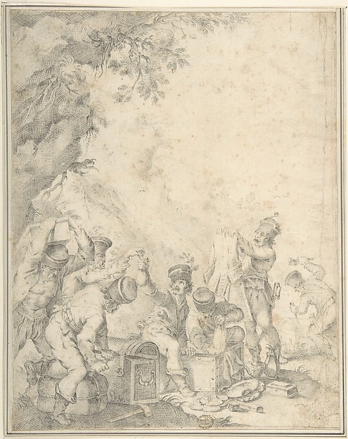 Brigands: Design for an Engraving