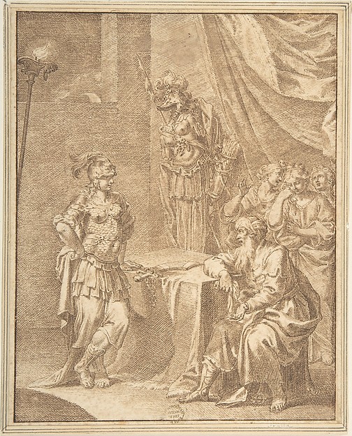 Historical Scene: Study for an Engraving