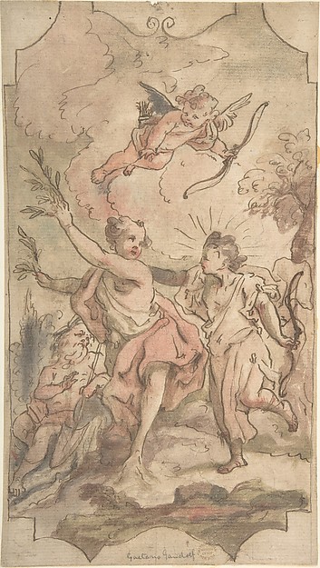 Apollo and Daphne: Design for a Wall or Ceiling Panel