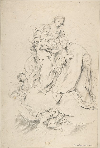 Holy Family by Anonymous, Italian, 18th century