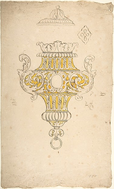 Design for Hanging Vase or Lamp