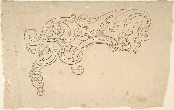 Design of Scroll (Part of a Cartouche ?)