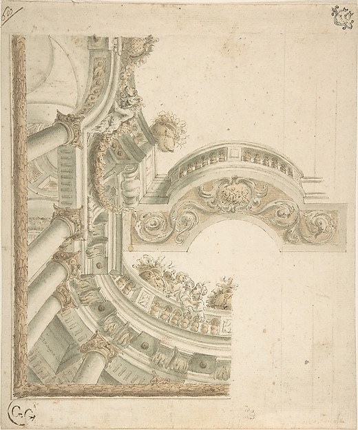Design of Ceiling and Balustrade