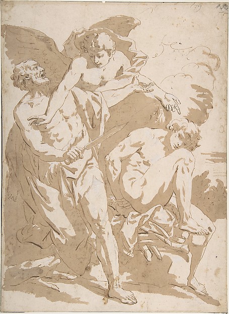 The Sacrifice of Isaac by Johan Carl Loth