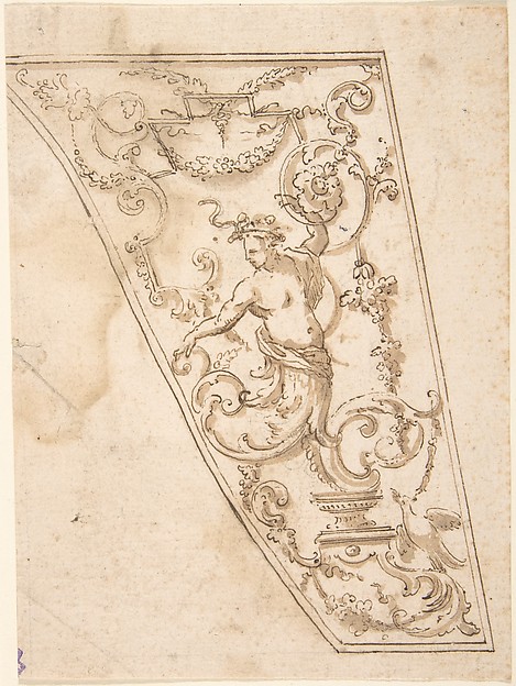 Design for the Decorated Panel of a Carriage