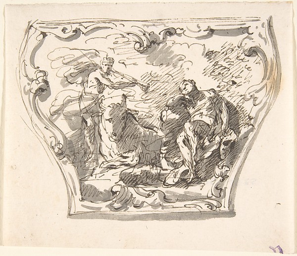 Design for a Decorated Panel of a Carriage