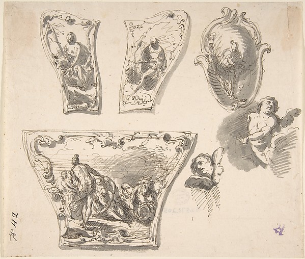 Various Designs for Parts of a Carriage