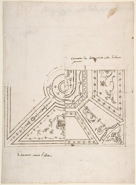Two Arabesque Designs for Ceilings