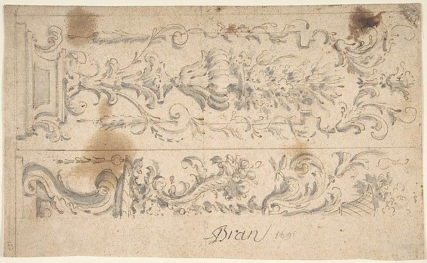Two Designs for Floral Panels of Ornament by Anonymous, Italian, Piedmontese, 18th century, The Metropolitan Museum of Art