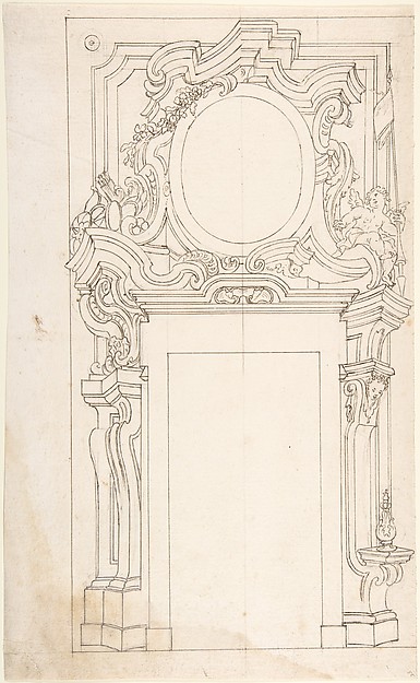 Architectural project for door.