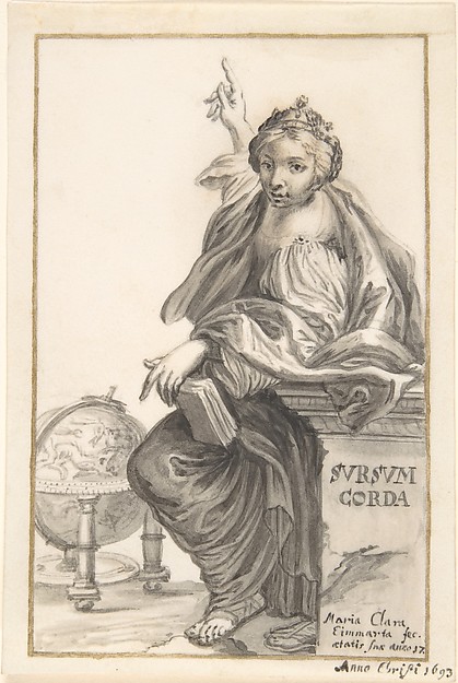 Saint Margaret Ponting to Heaven, with a Globe Next to Her
