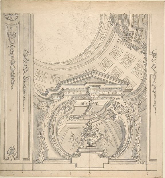 Design for a Ceiling With an Elaborate Cove