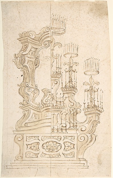 Two One Half Variant Designs for a Catafalque
