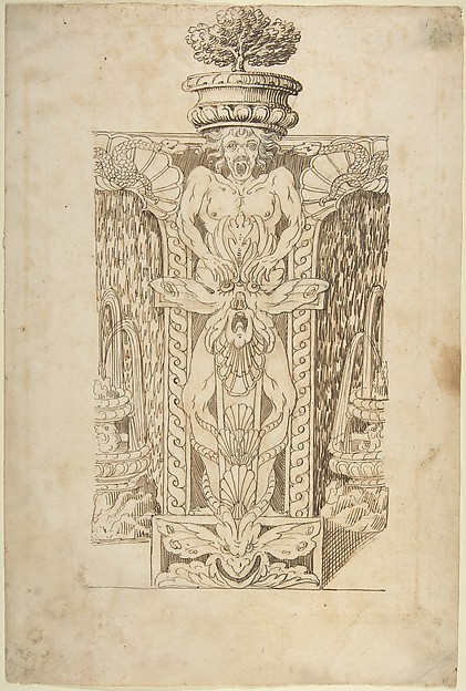 Design for a Wall Fountain