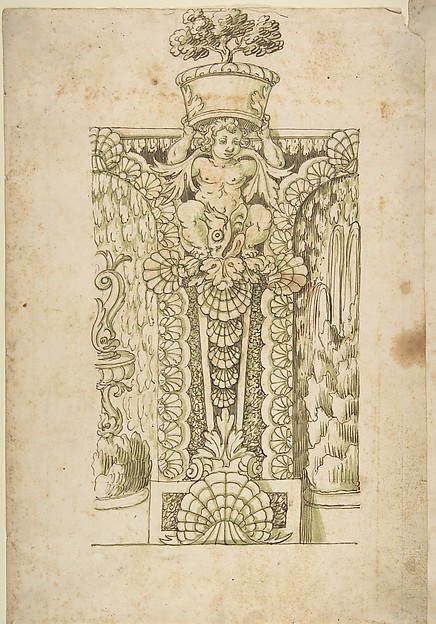 Design for a Wall Fountain