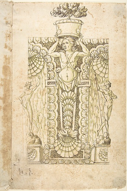 Design for a Wall Fountain