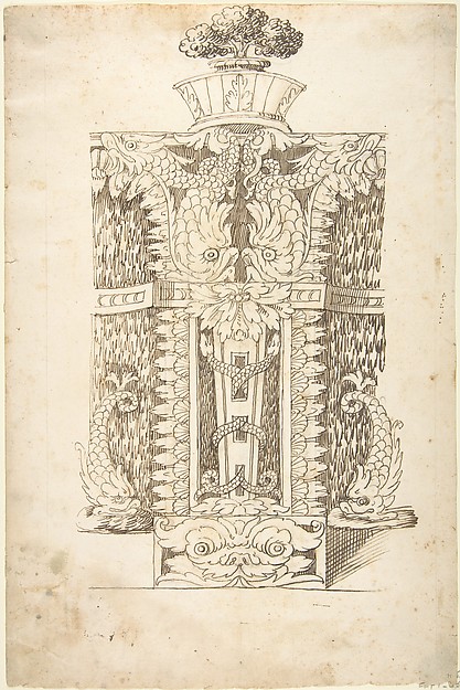 Design for a Wall Fountain