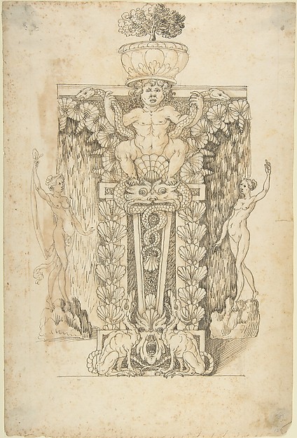 Design for a Wall Fountain