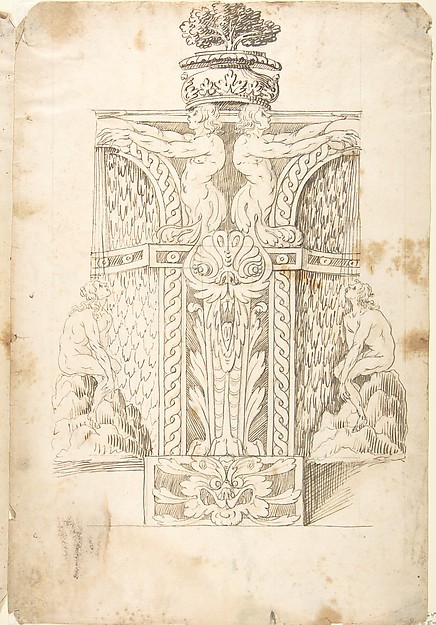 Design for a Wall Fountain