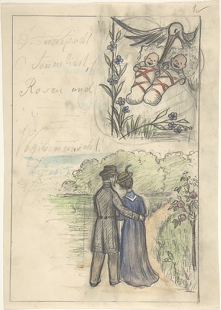 Study for a Birth Announcement