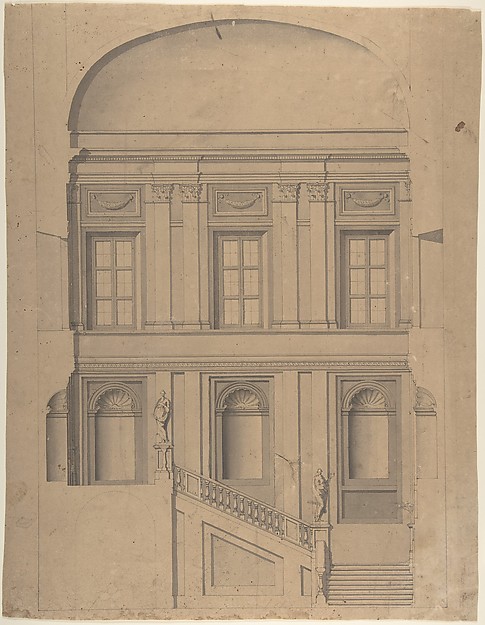 Design for the Elevation of a Palace Interior