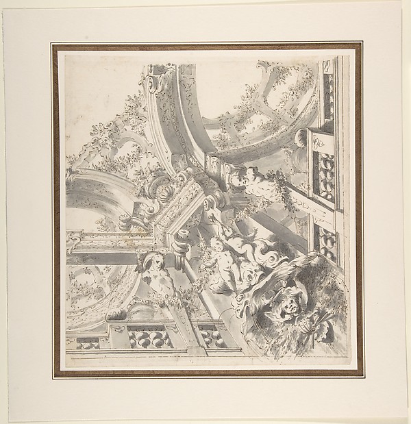 One Quarter Design for a Painted Ceiling