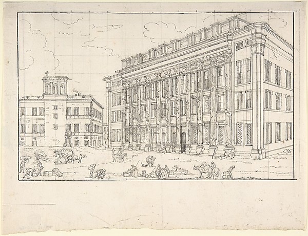 View of the Borsa, Rome