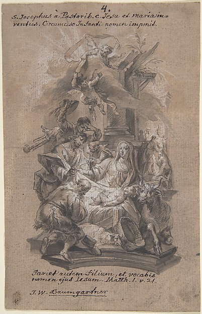 Nativity by Johann Wolfgang Baumgartner