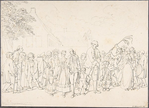 An Aristocratic Family Visiting Paupers