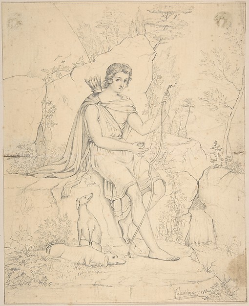 Young Man with Bow and Arrow