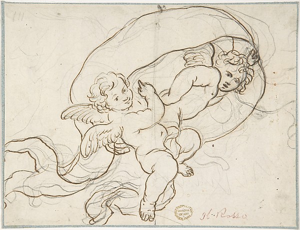 Two Flying Putti