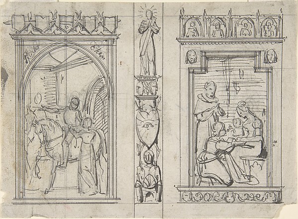 Studies for Two Book Illustrations