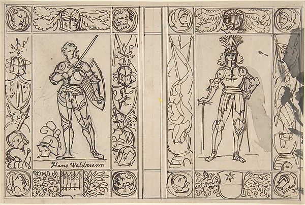 Study for Two Book Illustrations